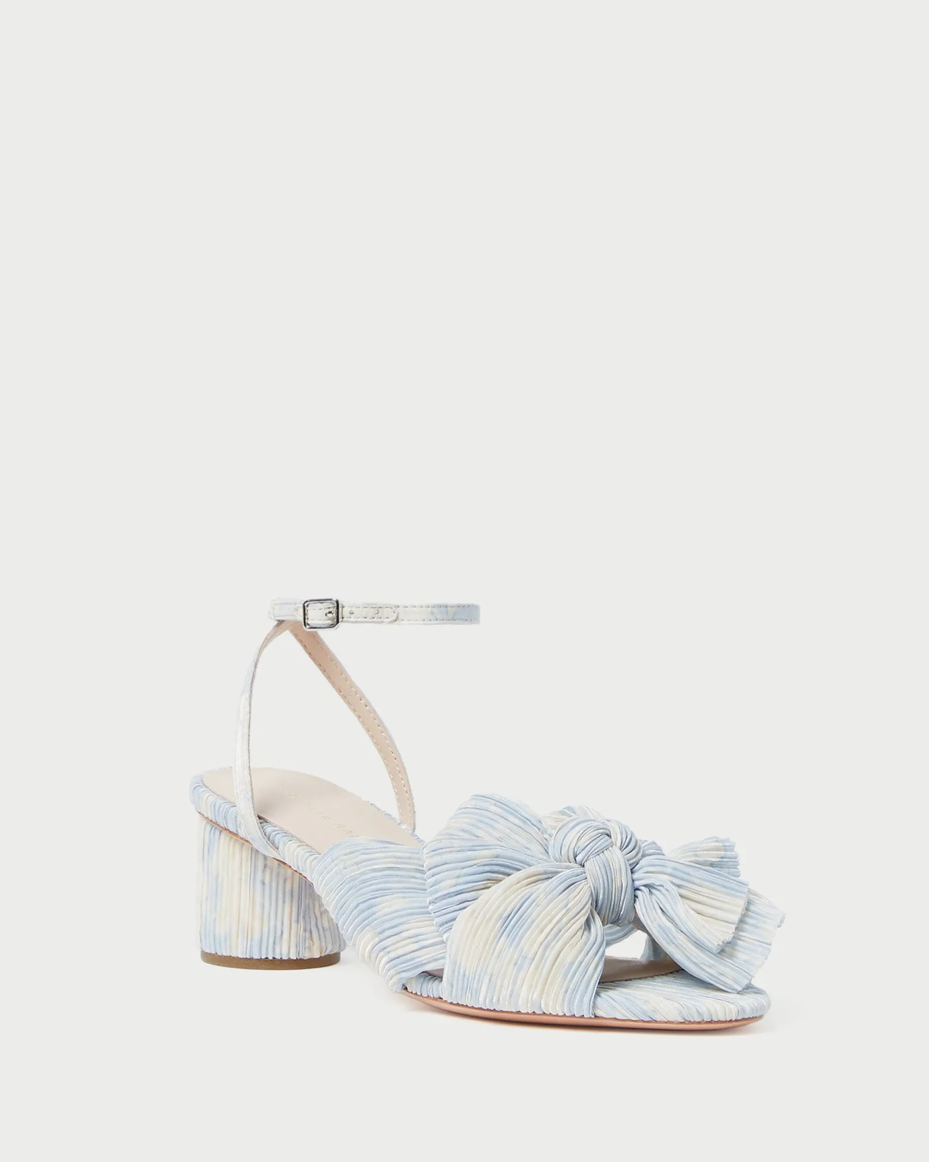 Loeffler Randall Dahlia Pearl Pleated Bow Heel