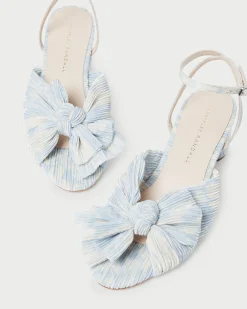 Loeffler Randall Dahlia Pearl Pleated Bow Heel