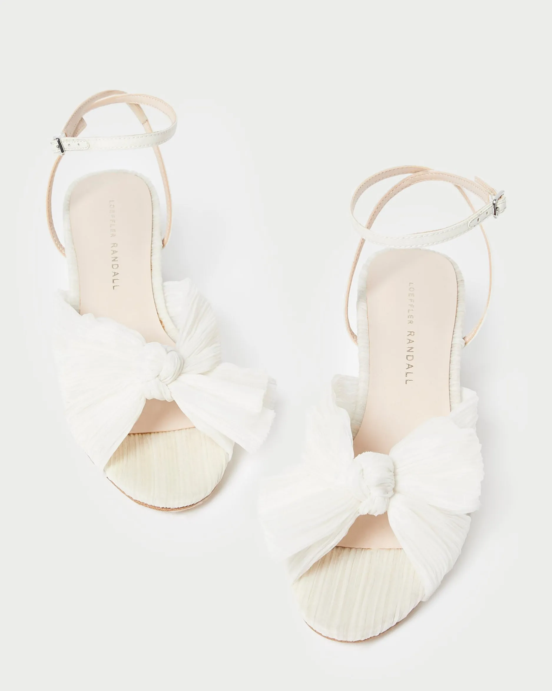Loeffler Randall Dahlia Pearl Pleated Bow Heel