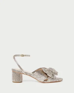 Loeffler Randall Dahlia Pearl Pleated Bow Heel