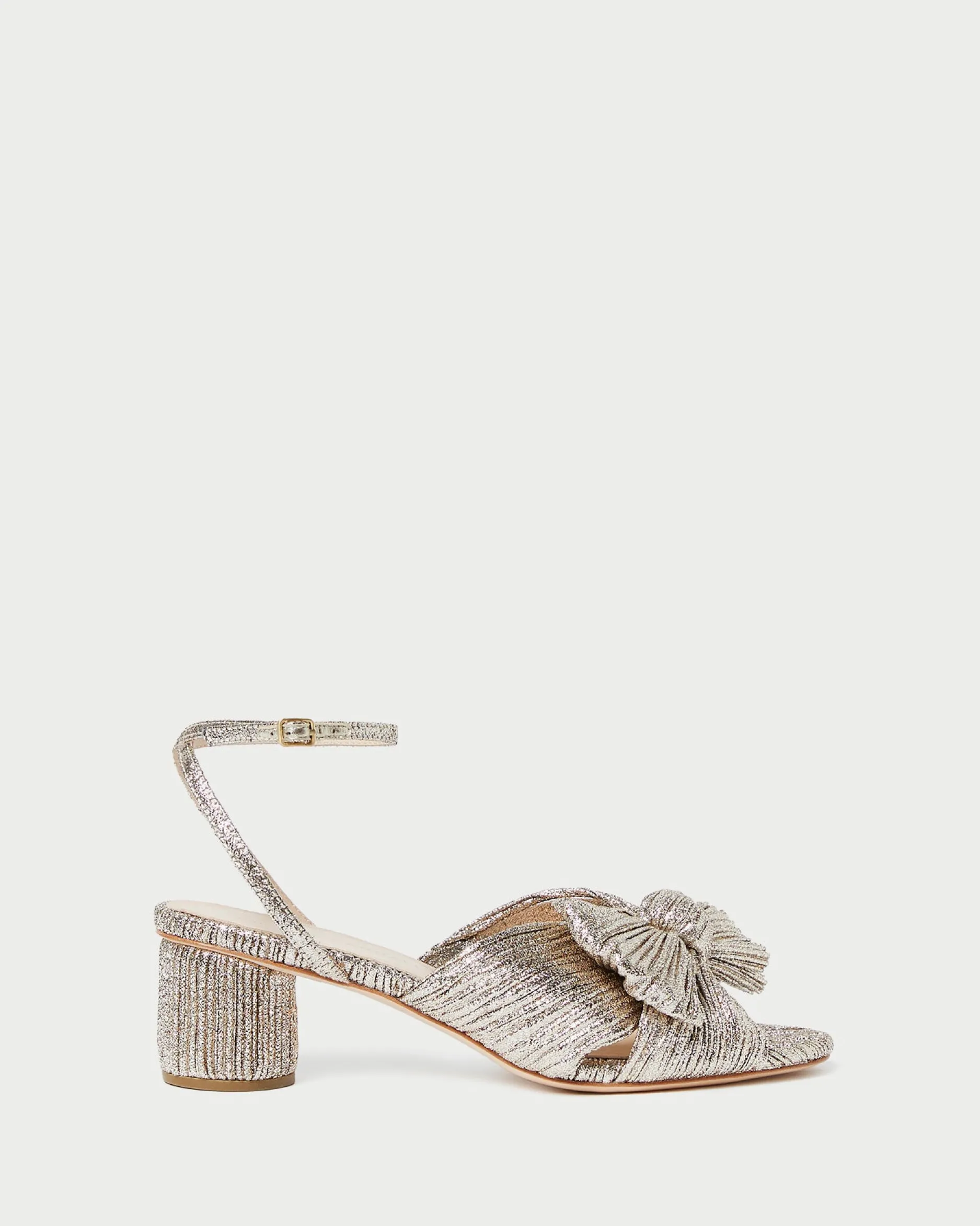 Loeffler Randall Dahlia Pearl Pleated Bow Heel