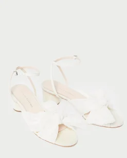 Loeffler Randall Dahlia Pearl Pleated Bow Heel