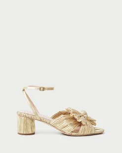 Loeffler Randall Dahlia Pearl Pleated Bow Heel