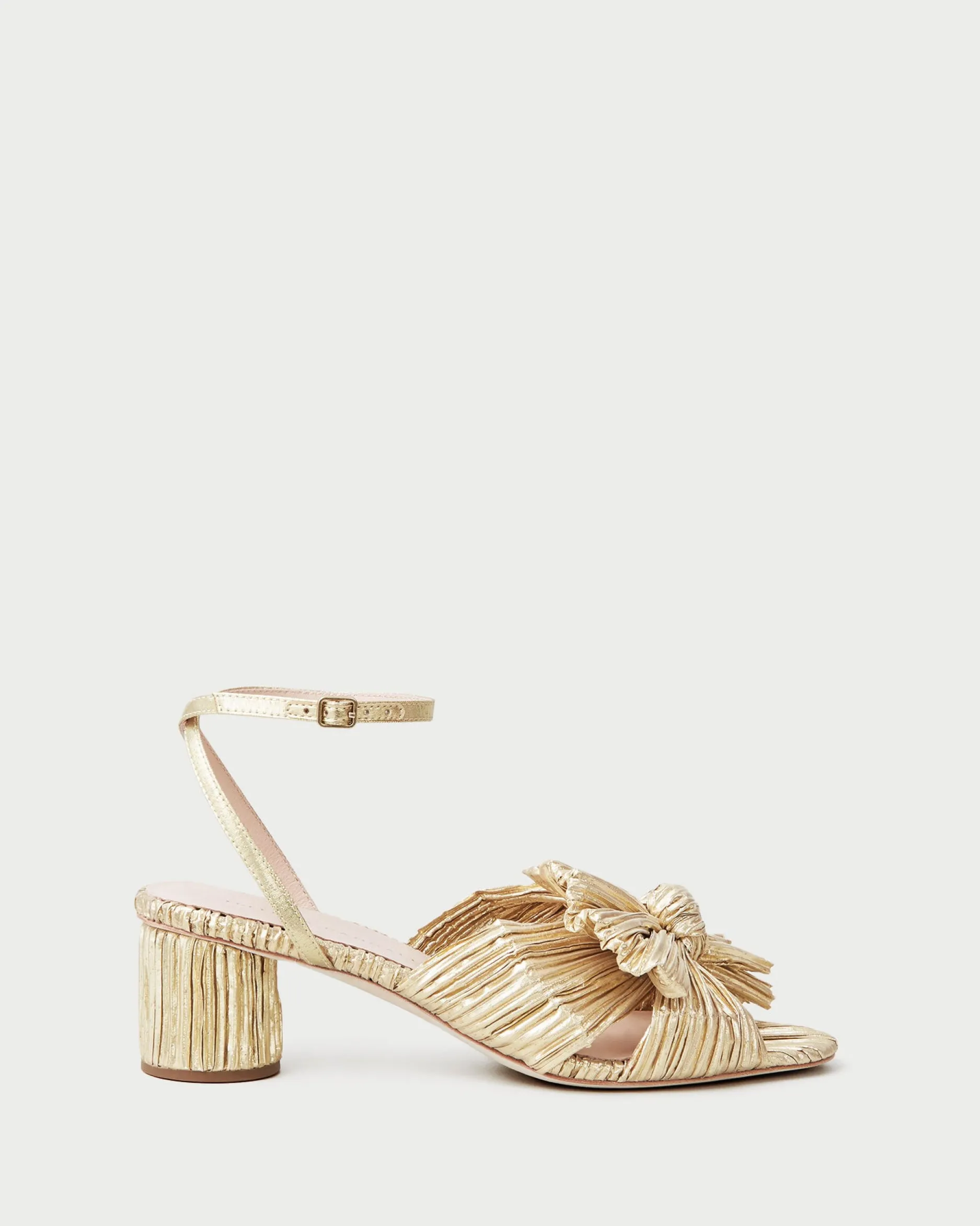 Loeffler Randall Dahlia Pearl Pleated Bow Heel