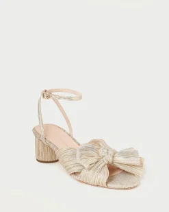 Loeffler Randall Dahlia Pearl Pleated Bow Heel