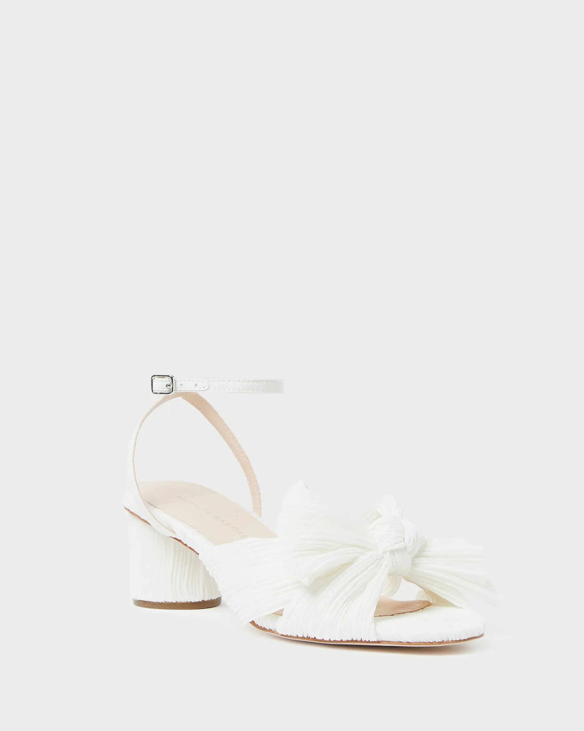 Loeffler Randall Dahlia Pearl Pleated Bow Heel