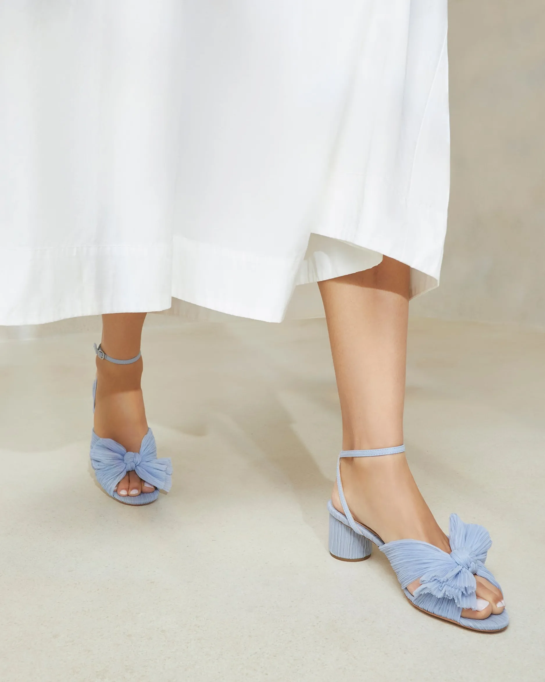 Loeffler Randall Dahlia Pleated Bow Heel