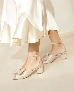 Loeffler Randall Dahlia Pleated Bow Heel