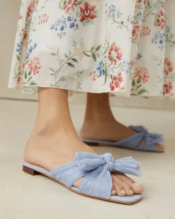 Loeffler Randall Daphne Pleated Bow Slide