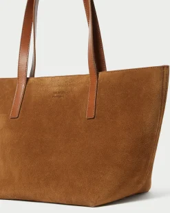 Loeffler Randall Easton Cacao Suede Medium Tote