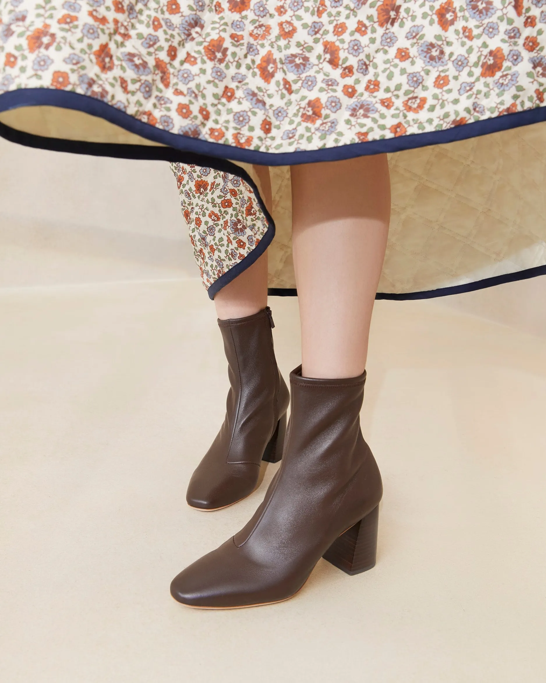 Loeffler Randall Elise Black Stretch Bootie