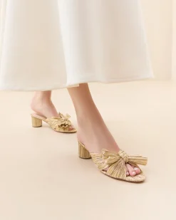 Loeffler Randall Emilia Pleated Bow Heel