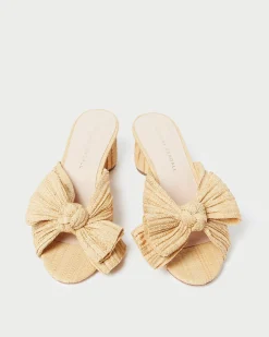 Loeffler Randall Emilia Pleated Bow Heel