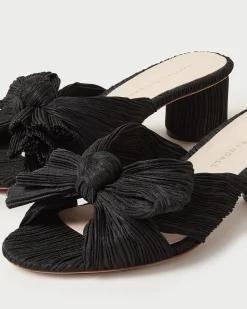 Loeffler Randall Emilia Pleated Bow Heel