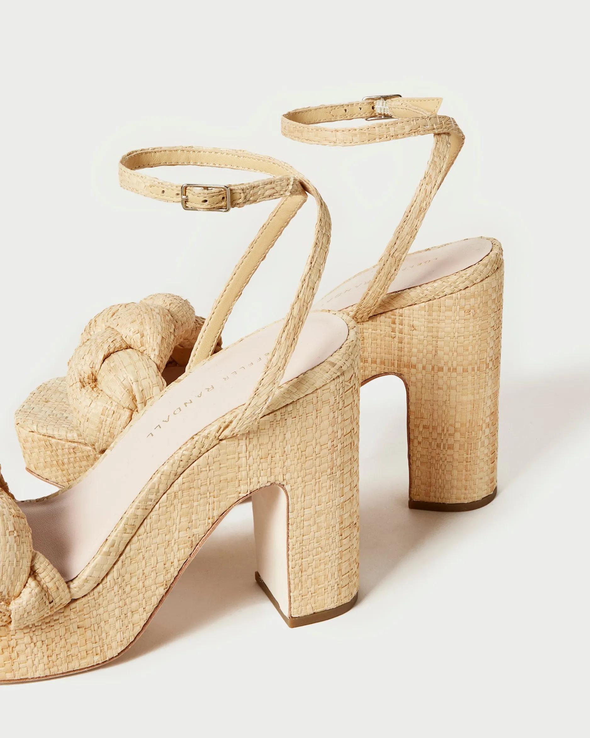 Loeffler Randall Fae Denim Platform Heel