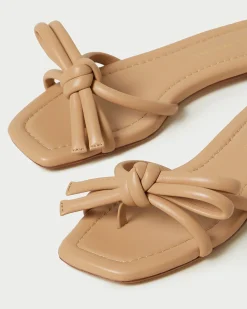 Loeffler Randall Hadley Leather Bow Sandal
