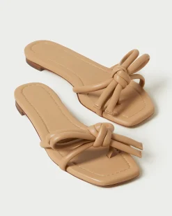 Loeffler Randall Hadley Leather Bow Sandal