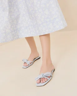 Loeffler Randall Hadley Leather Bow Sandal