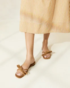 Loeffler Randall Hadley Leather Bow Sandal