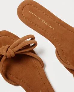 Loeffler Randall Hadley Brown Bow Sandal