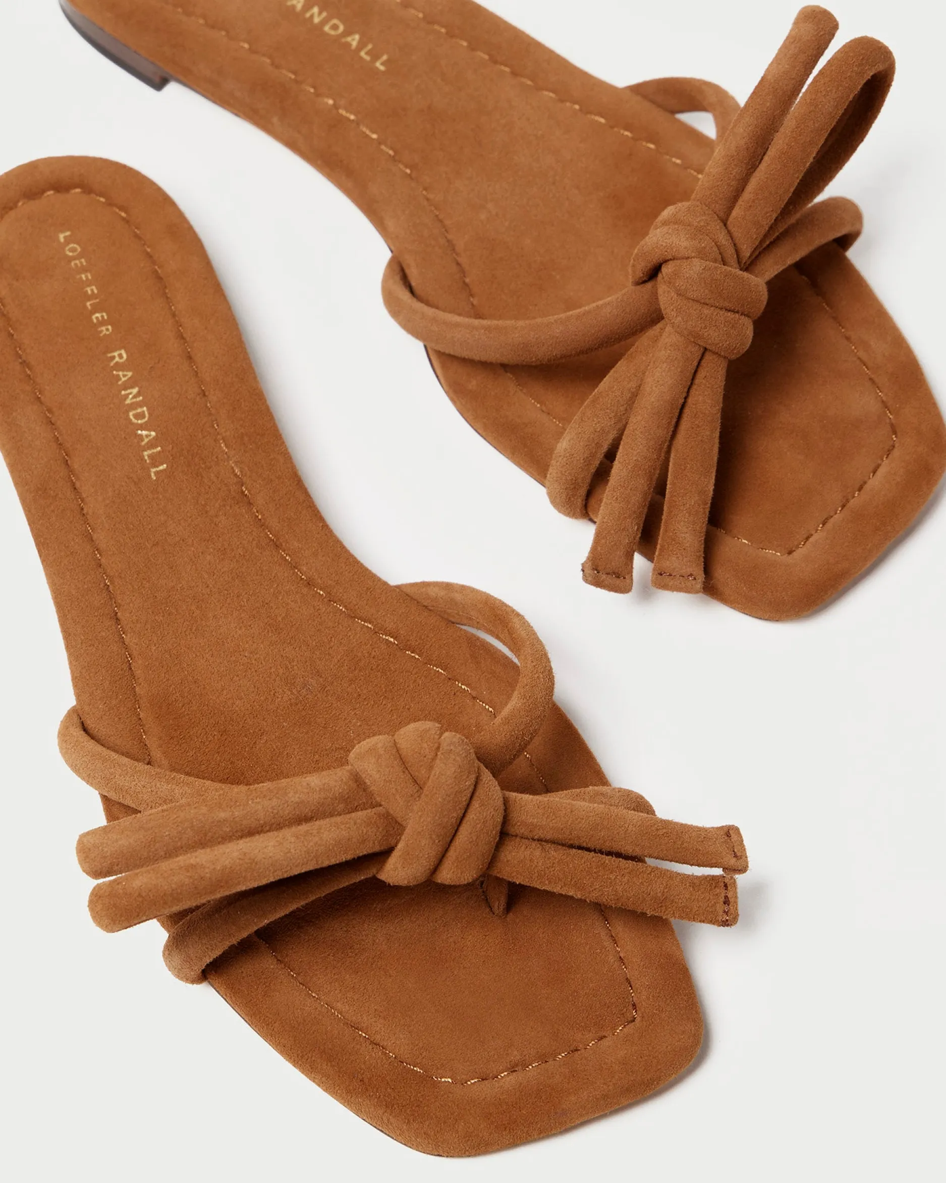 Loeffler Randall Hadley Brown Bow Sandal