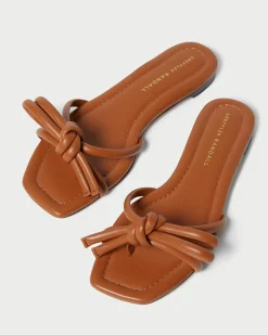 Loeffler Randall Hadley Brown Bow Sandal