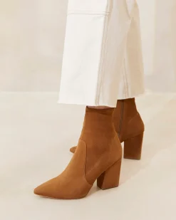 Loeffler Randall Isla Suede Slim Ankle Bootie