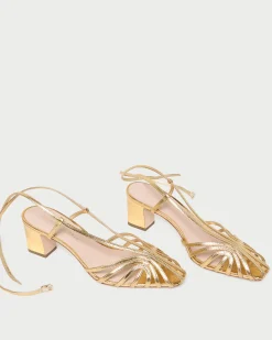 Loeffler Randall Livvy Leather Heeled Sandal