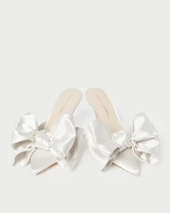 Loeffler Randall Margot Satin Bow Mule