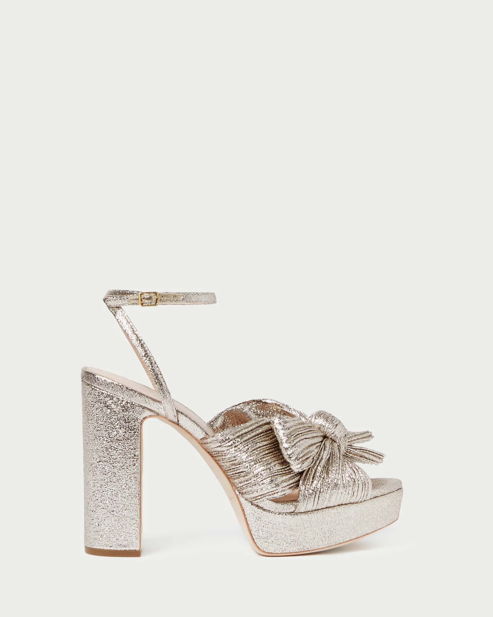 Loeffler Randall Natalia Blue Floral Bow Heel