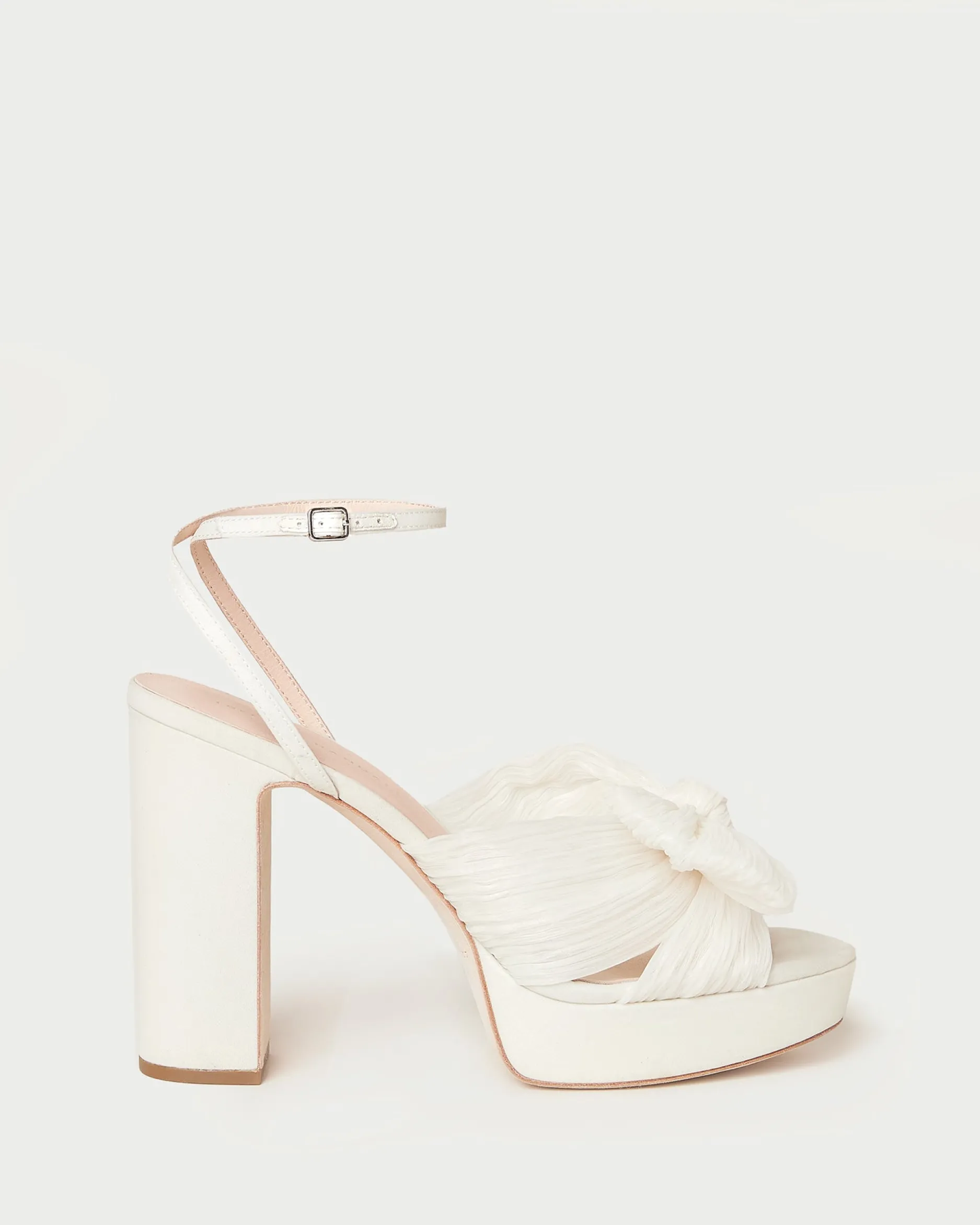 Loeffler Randall Natalia Blue Floral Bow Heel
