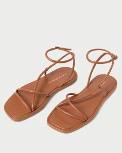 Loeffler Randall Noor Leather Flat Sandal