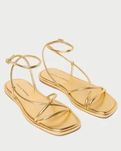 Loeffler Randall Noor Leather Flat Sandal