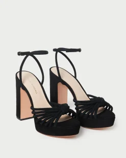 Loeffler Randall Rivka Suede Platform Sandal