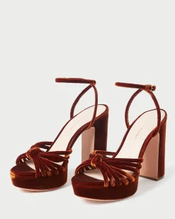 Loeffler Randall Rivka Suede Platform Sandal