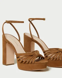 Loeffler Randall Rivka Suede Platform Sandal