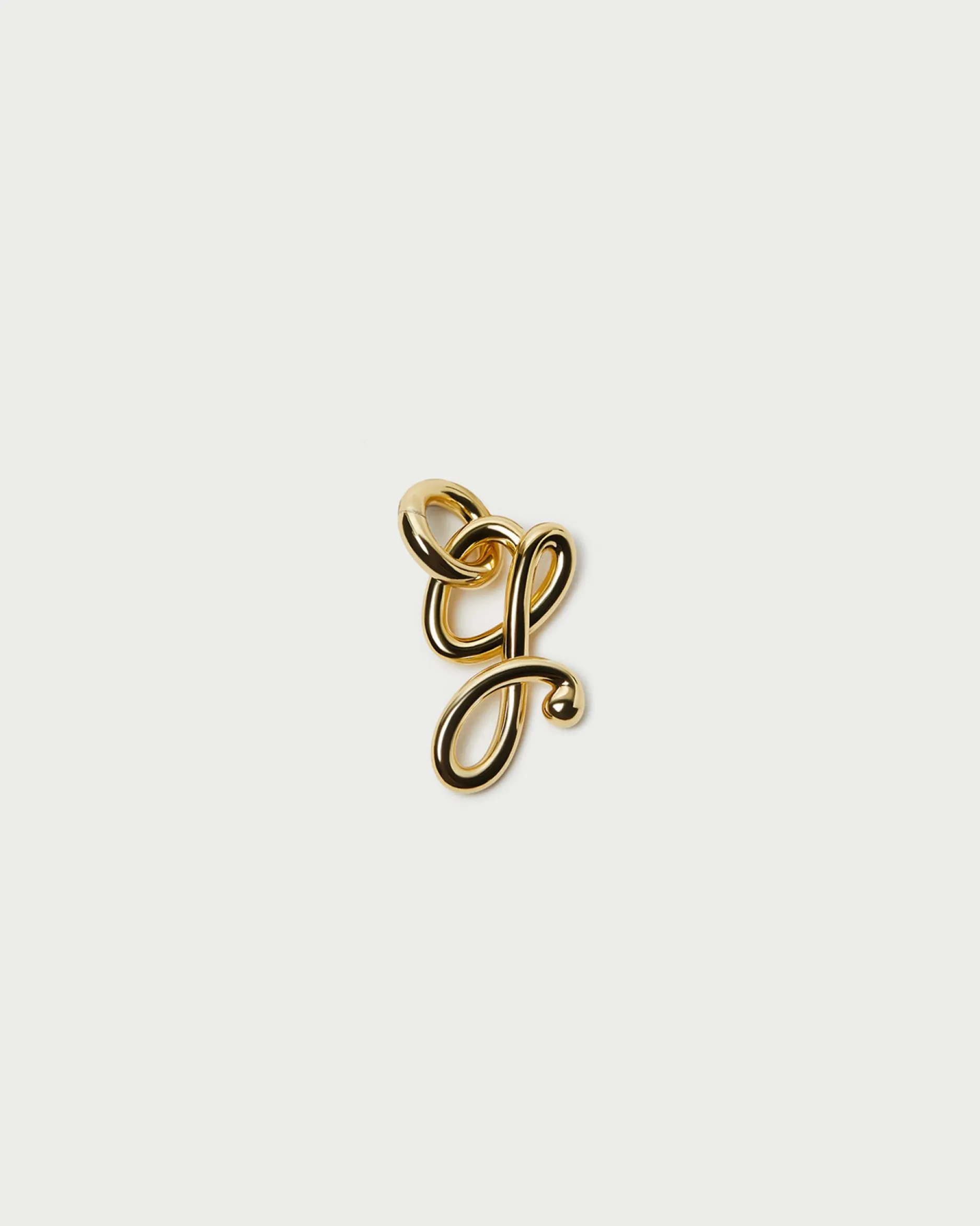Loeffler Randall Small Gold Letter "H" Charm