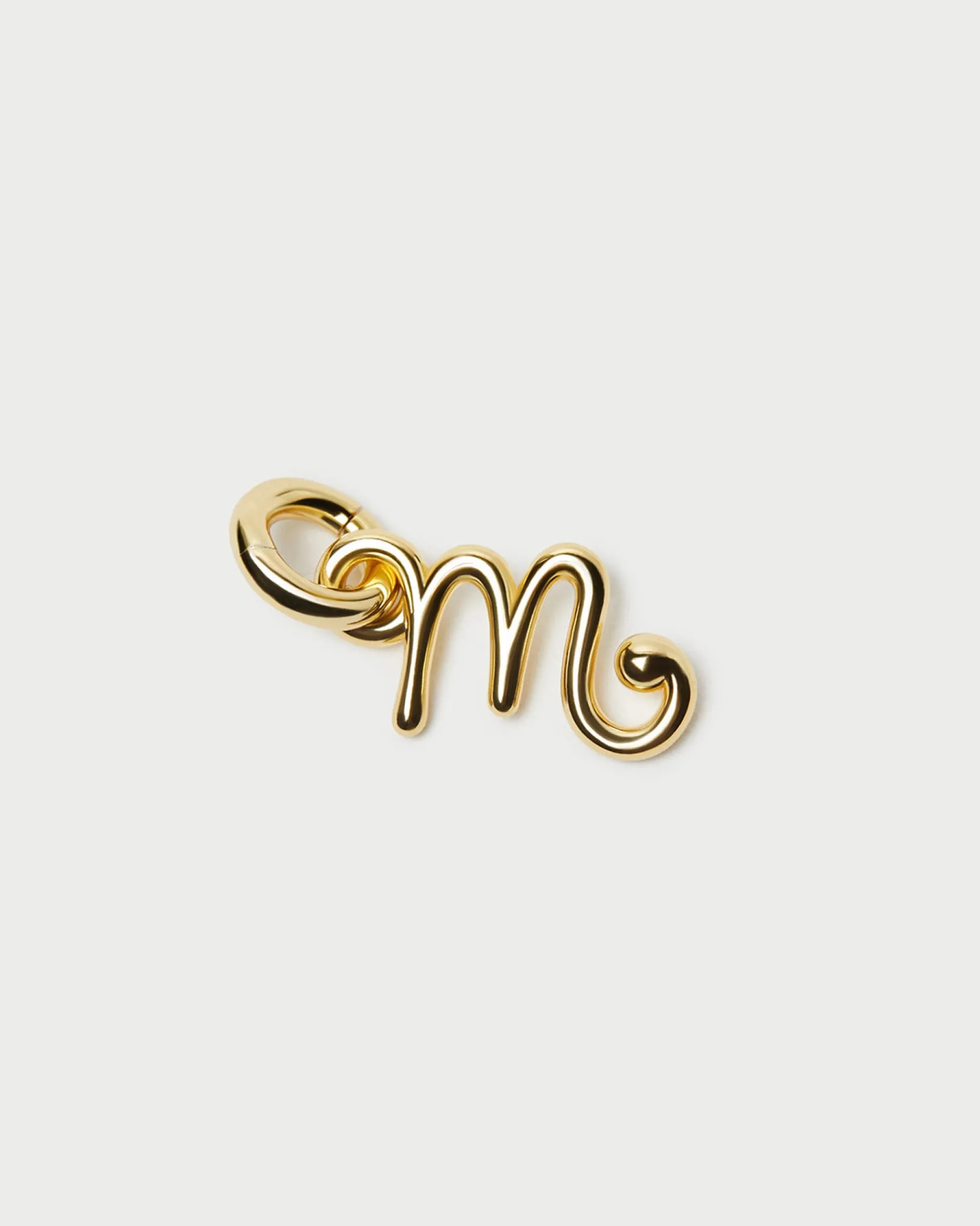 Loeffler Randall Small Gold Letter "N" Charm