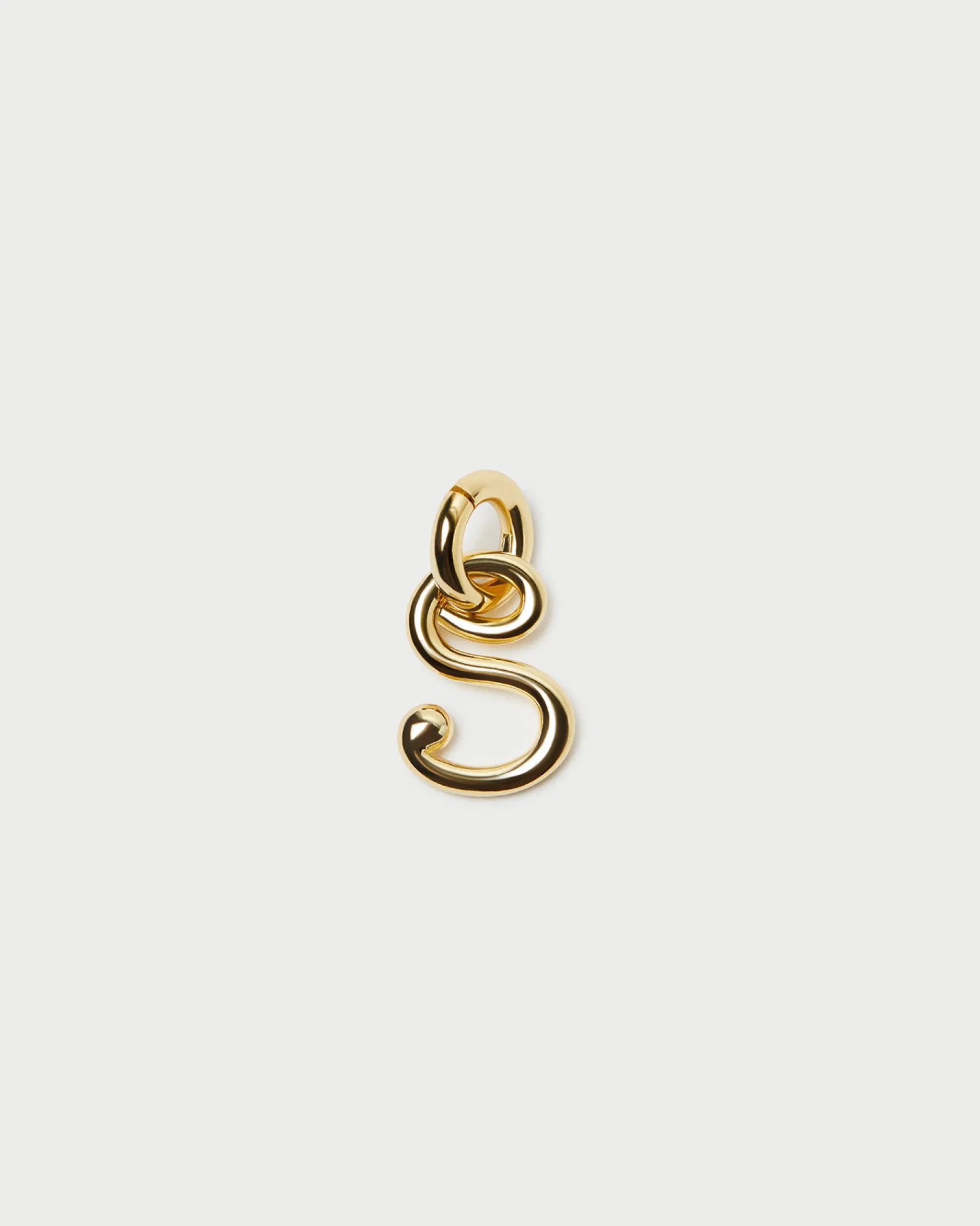 Loeffler Randall Small Gold Letter "N" Charm