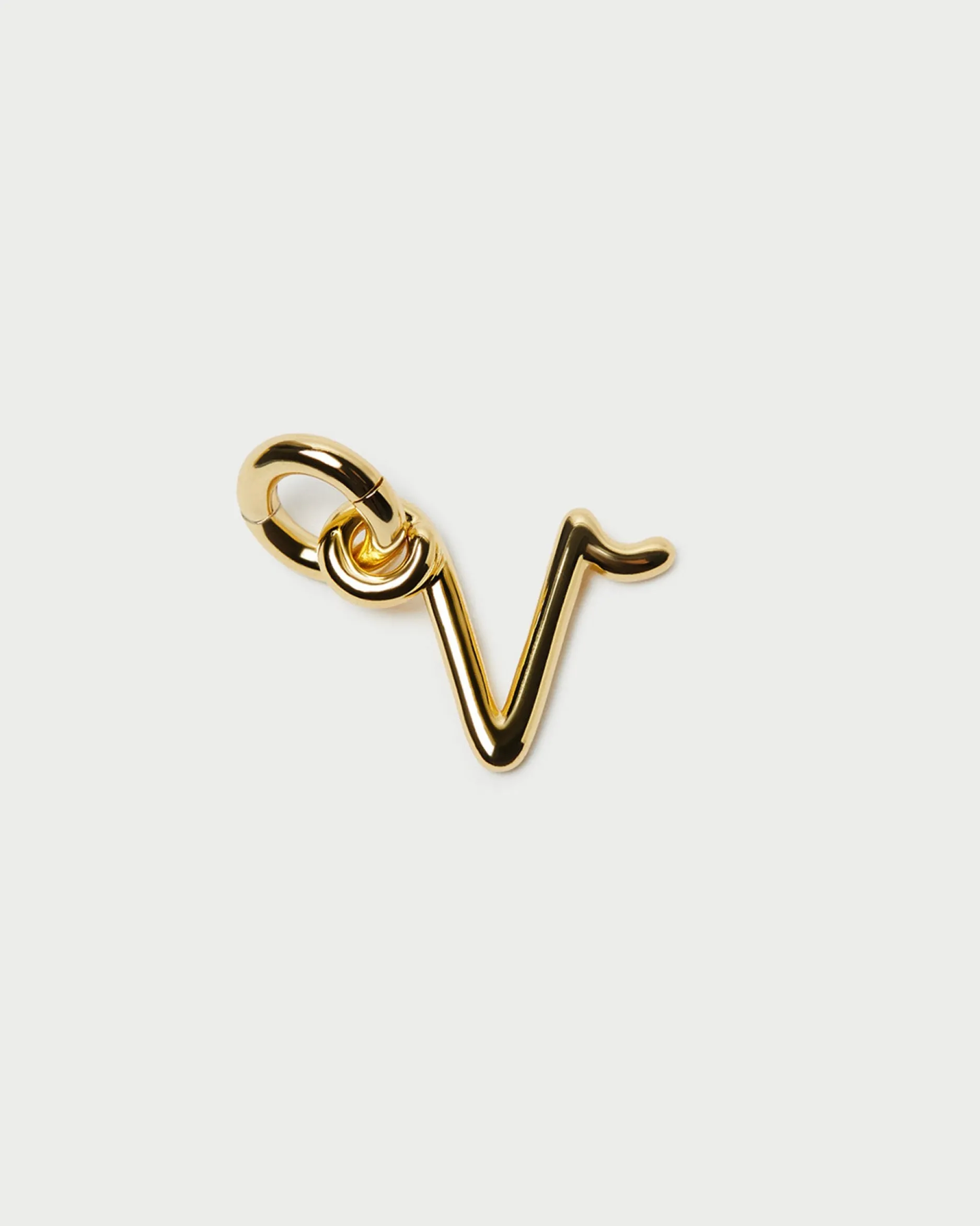 Loeffler Randall Small Gold Letter "N" Charm