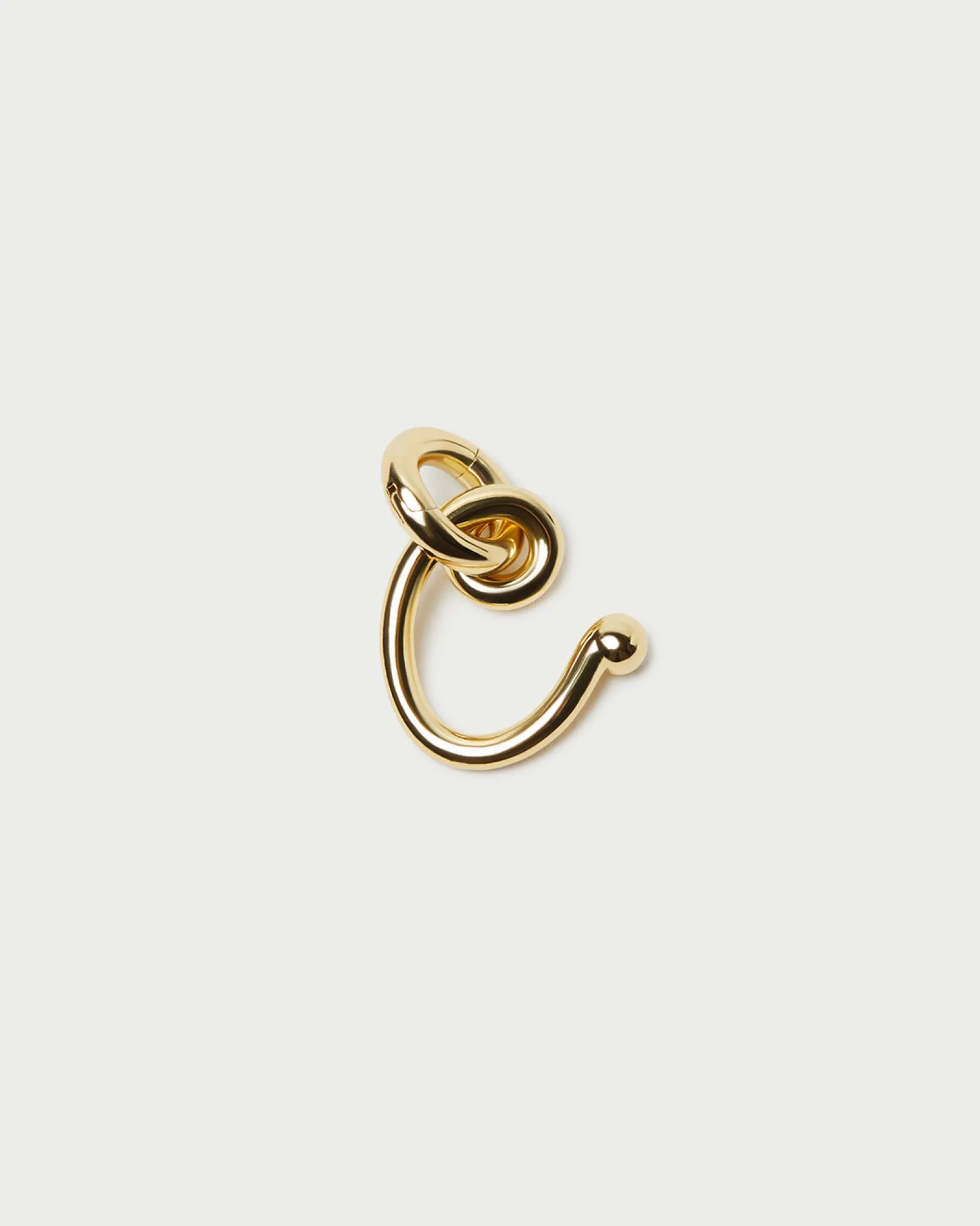 Loeffler Randall Small Gold Letter "N" Charm