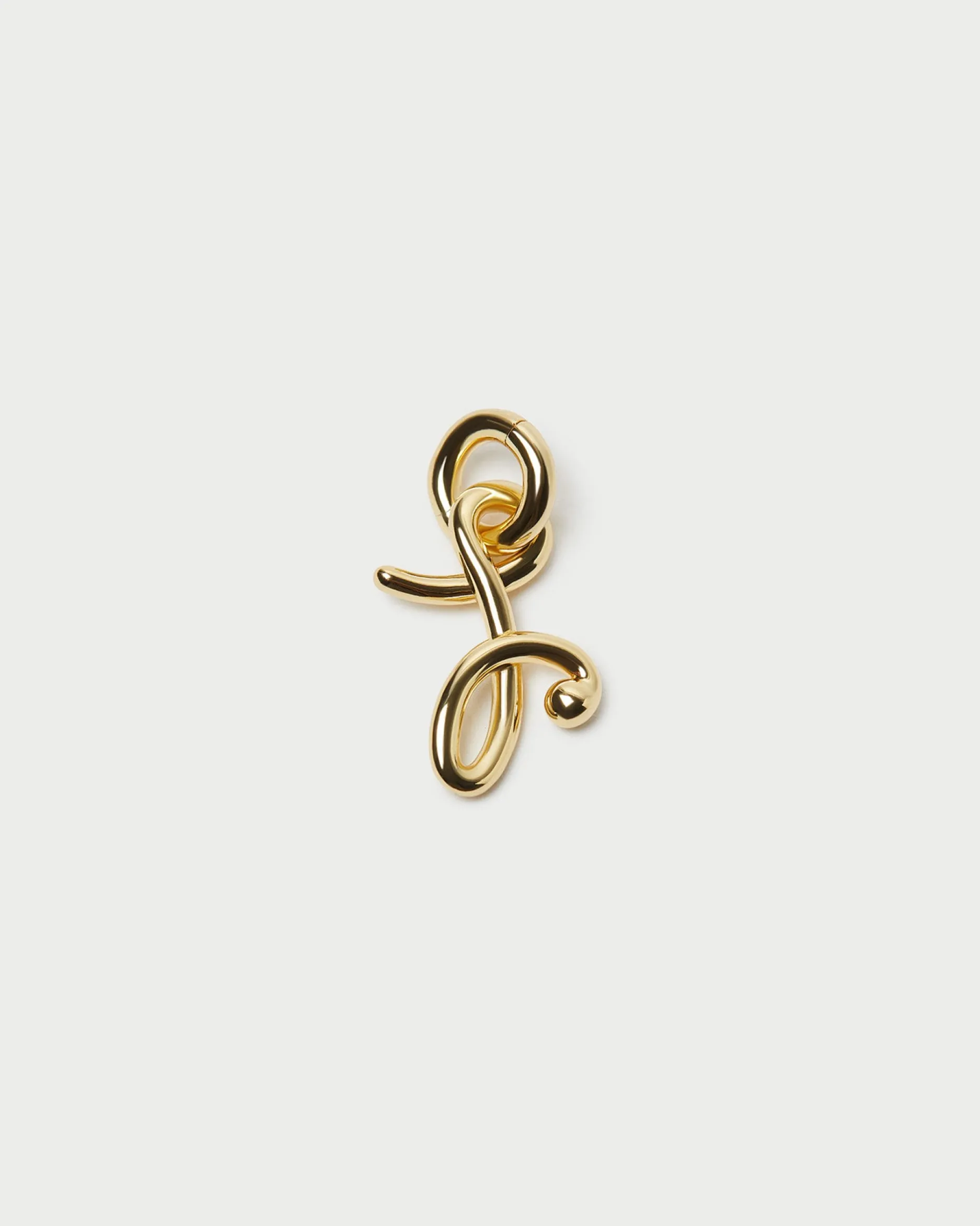 Loeffler Randall Small Gold Letter "R" Charm