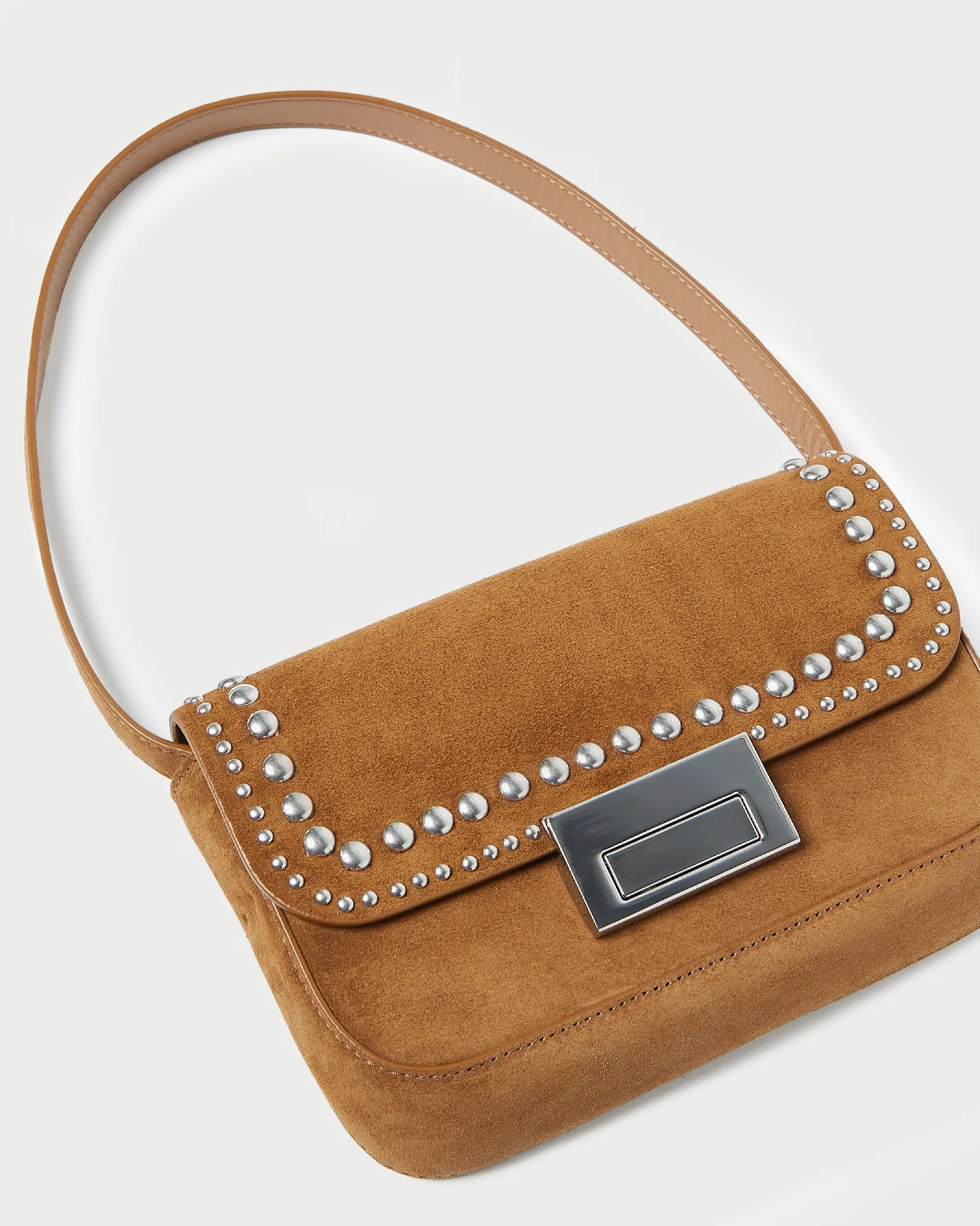 Loeffler Randall Stefania Leather Baguette Bag