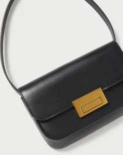 Loeffler Randall Stefania Cacao Studded Baguette Bag