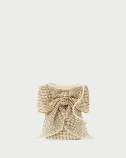 Loeffler Randall Violet Satin Bow Crossbody